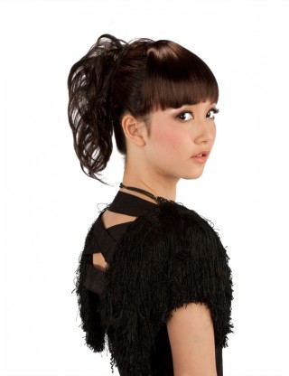 Wigs2you 接髪片 日本正品 長 非主流日韓系百變髪繩 時尚 甜美可愛型WS-5021-DB